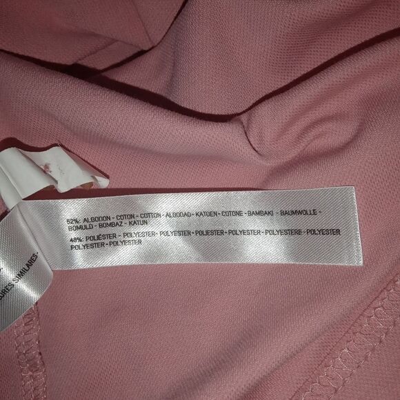 Denim and Flower Men's size M pink polo shirt. - Picture 7 of 7